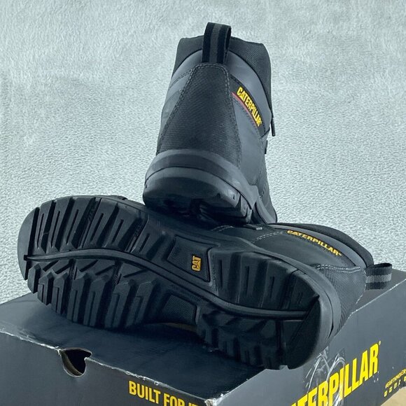 Cat Footwear Men's Waterproof Soft Toe Work Boot, Black, 12 Wide NWB S137 - Picture 5 of 10